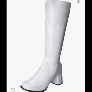 Ellie Gogo Boots - White